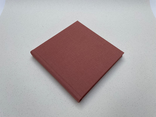 Square Mixed Media Layflat Sketchbook | Pink | Small