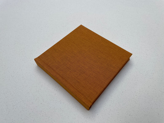 Chunky Square Mixed Media Layflat Sketchbook | Mustard | Small