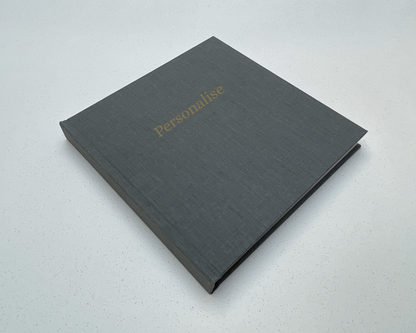 Chunky Square Mixed Media Layflat Sketchbook | Dark Gray | Medium